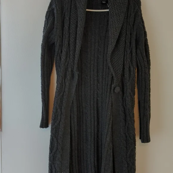 Long wrap sweater - Picture 6 of 11